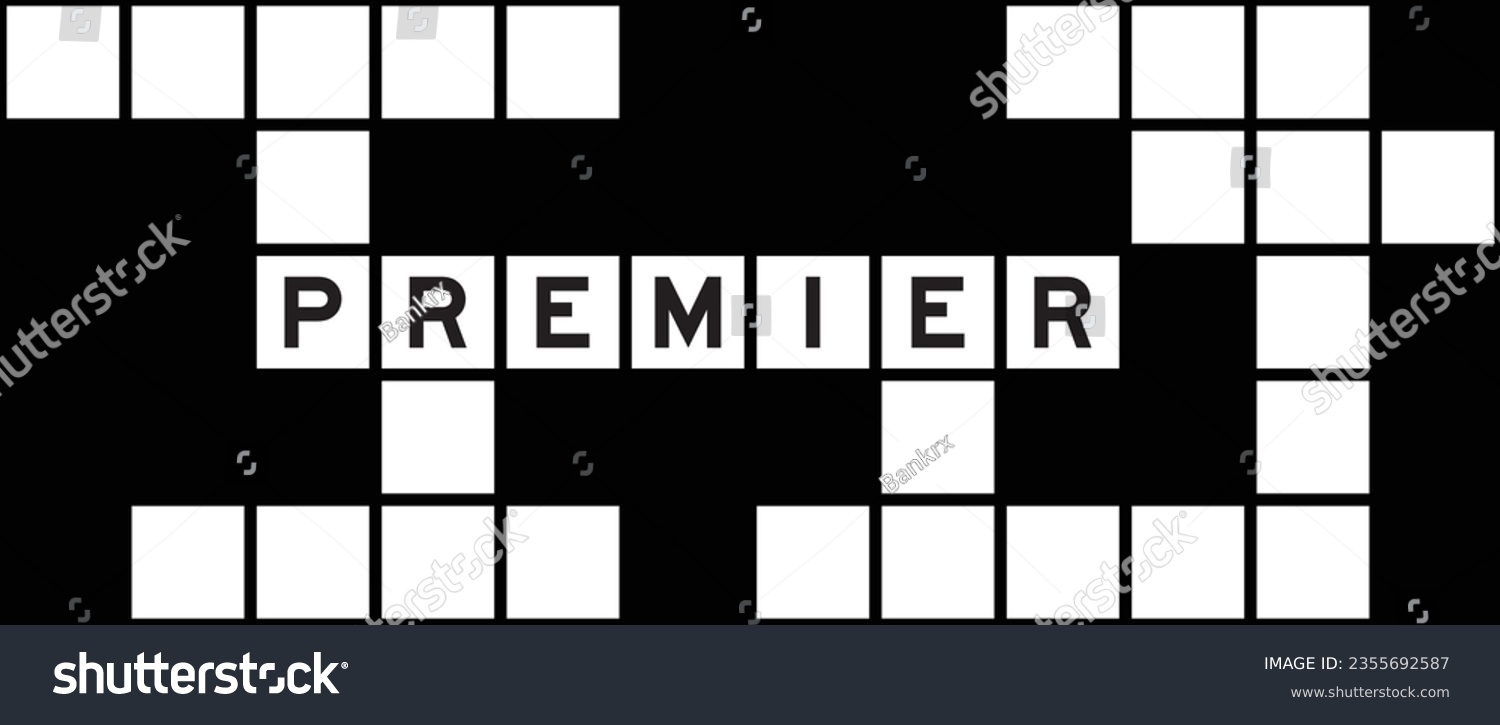 Alphabet Letter Word Premier On Crossword Stock Vector Royalty Free 2355692587 Shutterstock Alphabet Letter Word Premier On Crossword Stock Vector Royalty Free 2355692587 Shutterstock