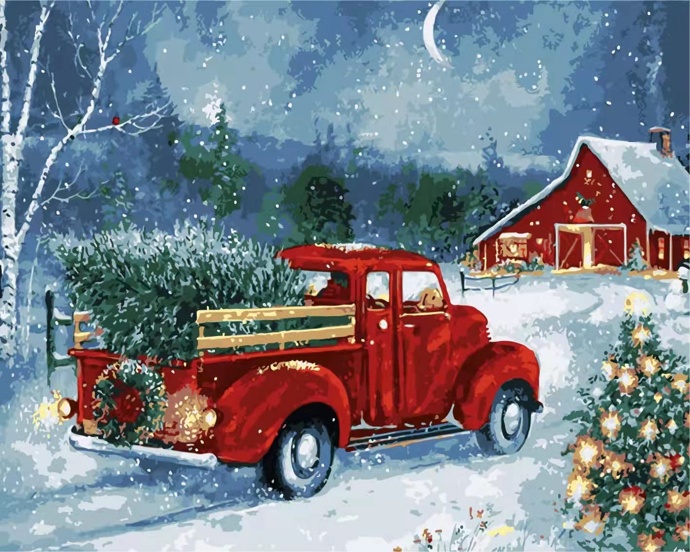 Amazon Eiazuiks Paint By Number For Adults Christmas Paint By Numbers For Adults Beginner Drawing Paintwork With 3 Paintbrushes Paint Canvas Oil Painting Christmas Tree 16 X 20 Amazon Eiazuiks Paint By Number For Adults Christmas Paint By Numbers For Adults Beginner Drawing Paintwork With 3 Paintbrushes Paint Canvas Oil Painting Christmas Tree 16 X 20