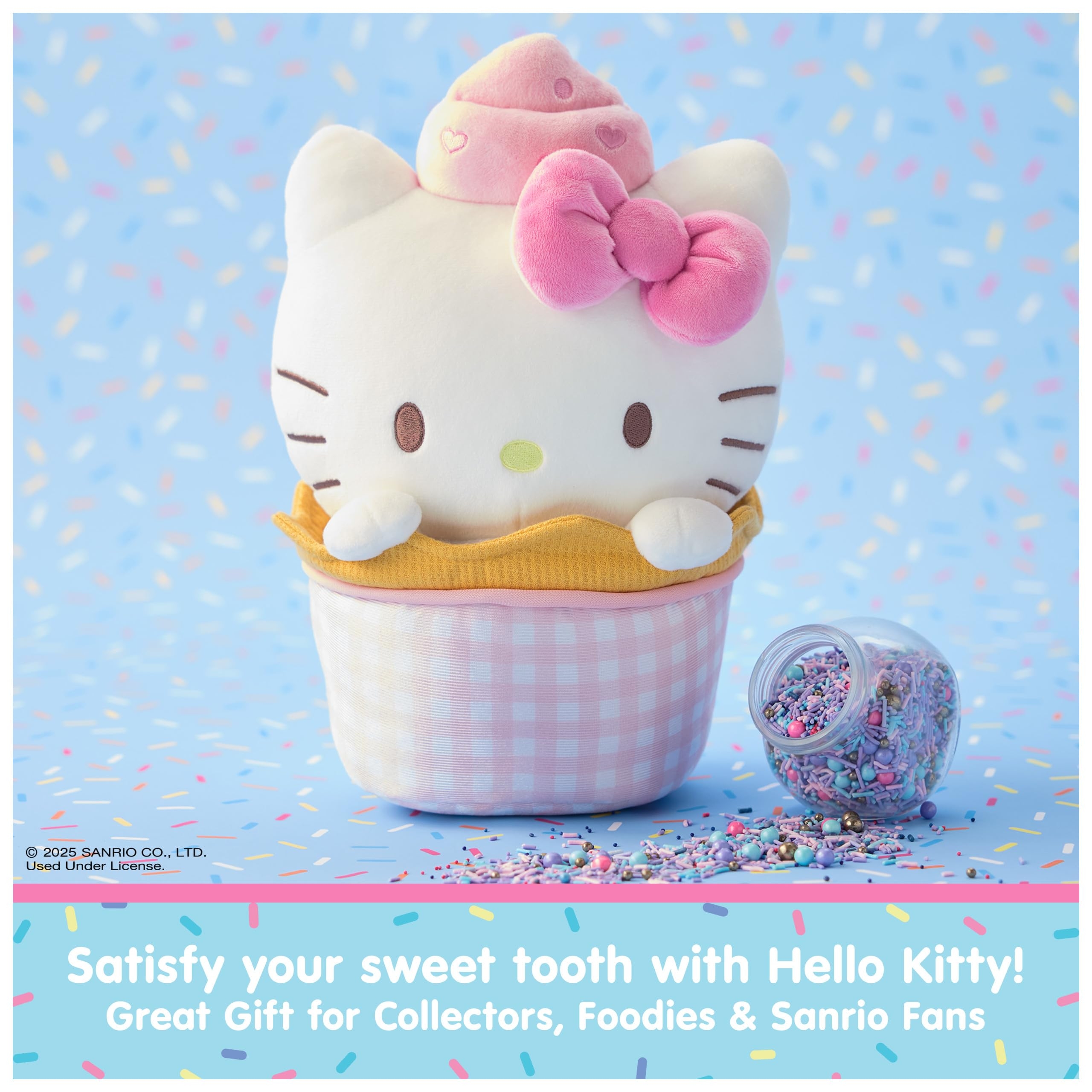 Amazon GUND Sanrio Official Hello Kitty Ice Cream Plush Stuffed Animal For Ages 1 And Up Pink White 10 Toys Games Amazon GUND Sanrio Official Hello Kitty Ice Cream Plush Stuffed Animal For Ages 1 And Up Pink White 10 Toys Games