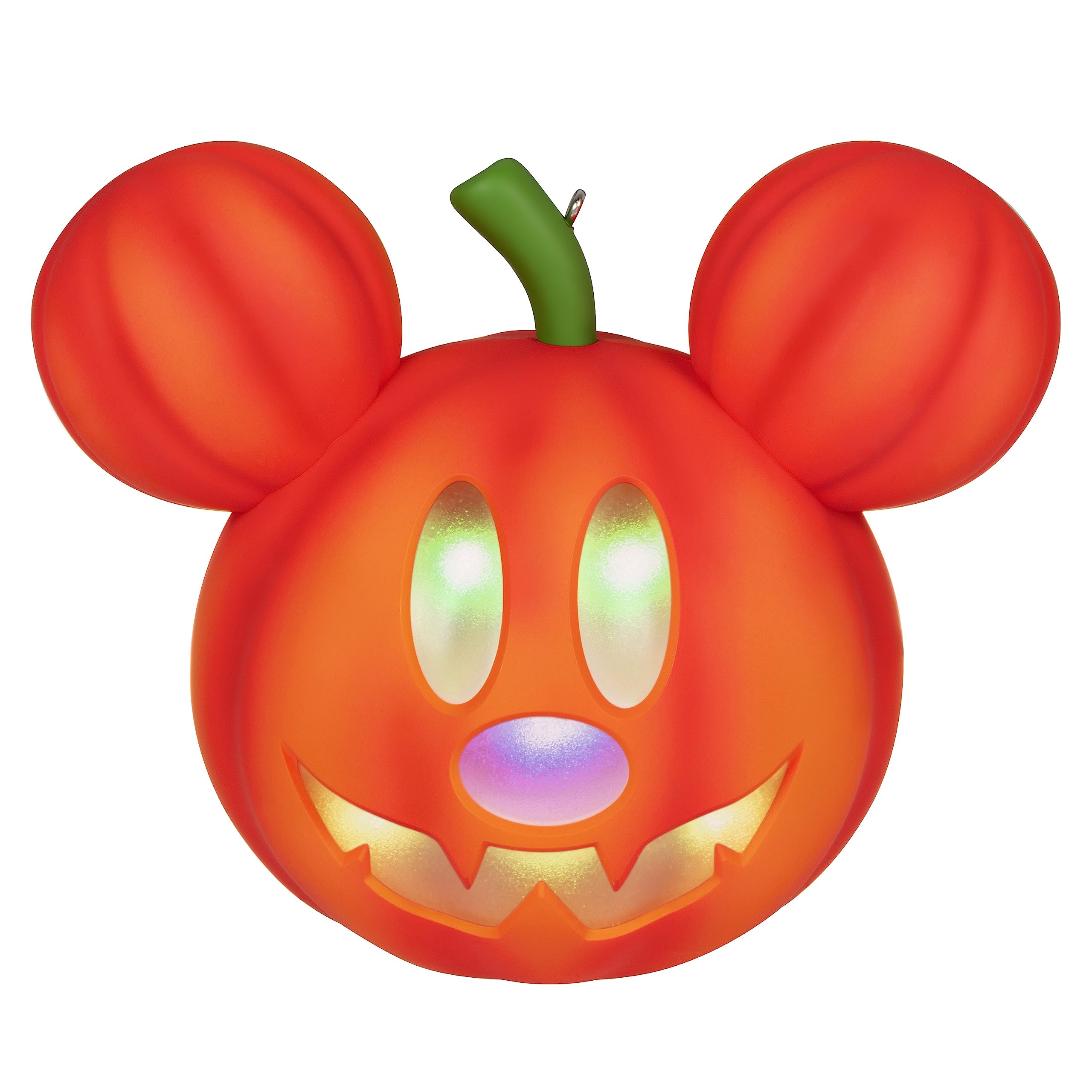 Amazon Hallmark Keepsake Halloween Ornament 2023 Disney Mickey Mouse Mysterious Mickey Jack o Lantern With Light Gifts For Disney Fans Home Kitchen