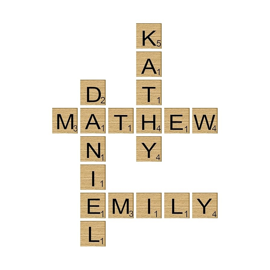 Amazon IBLUCTRY Personalized Crossword Tiles For Wall Decor Custom Square Wooden Letters Tiles Rustic Art Living Rooms Bedrooms Birthday Christmas Gift For Family Kids Home Kitchen Amazon IBLUCTRY Personalized Crossword Tiles For Wall Decor Custom Square Wooden Letters Tiles Rustic Art Living Rooms Bedrooms Birthday Christmas Gift For Family Kids Home Kitchen