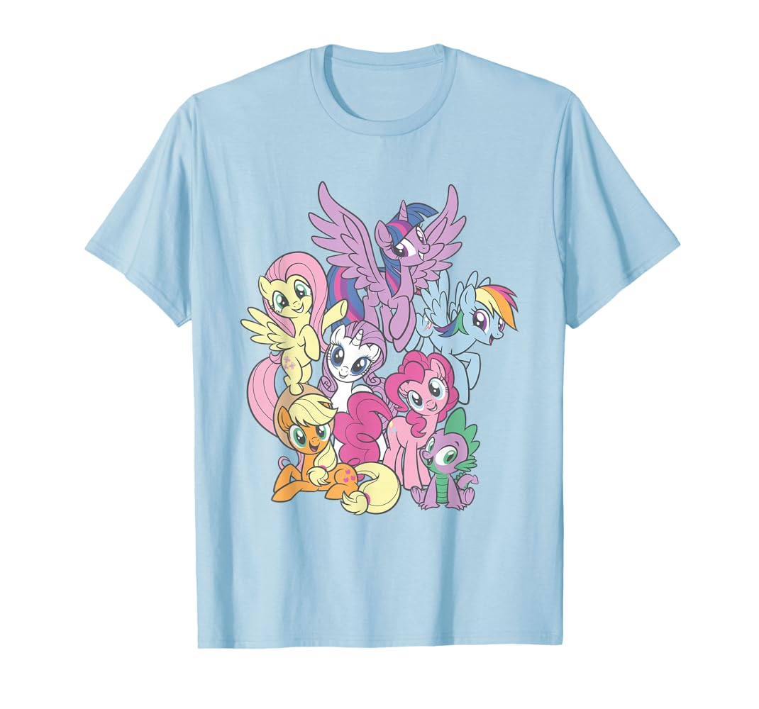 Amazon My Little Pony Spike And The Squad T Shirt Clothing Shoes Jewelry