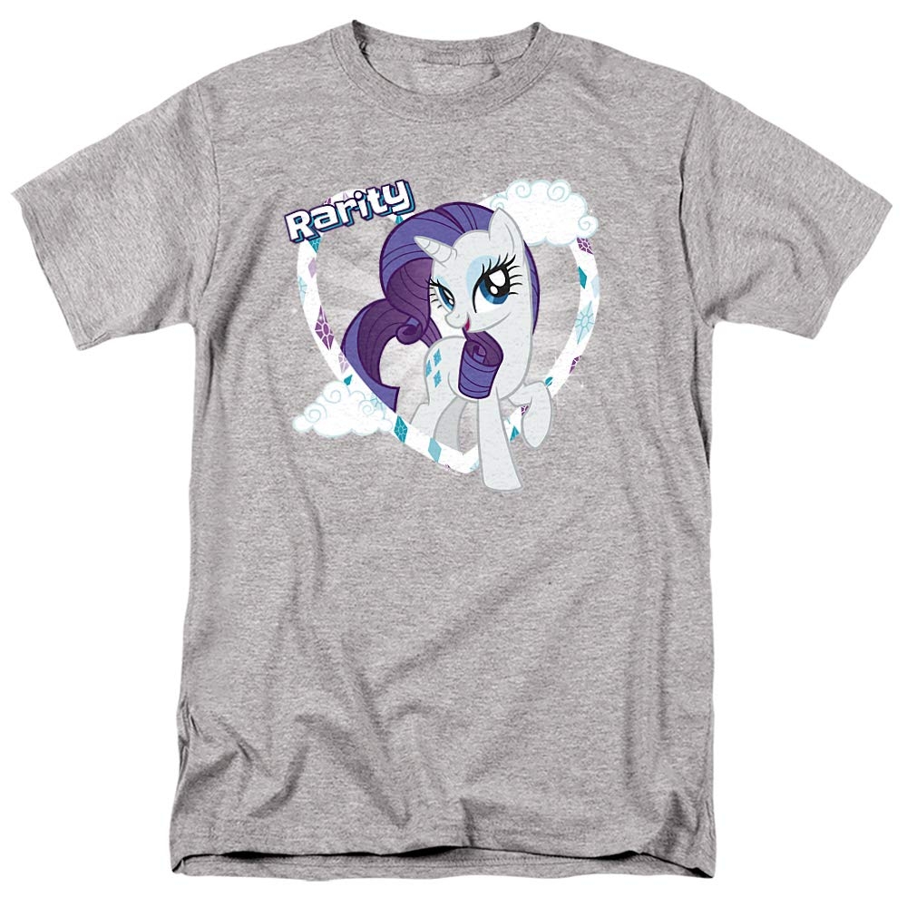 Amazon My Little Pony TV Rarity Unisex Adult T Shirt For Men And Women Athletic Heather Small Clothing Shoes Jewelry