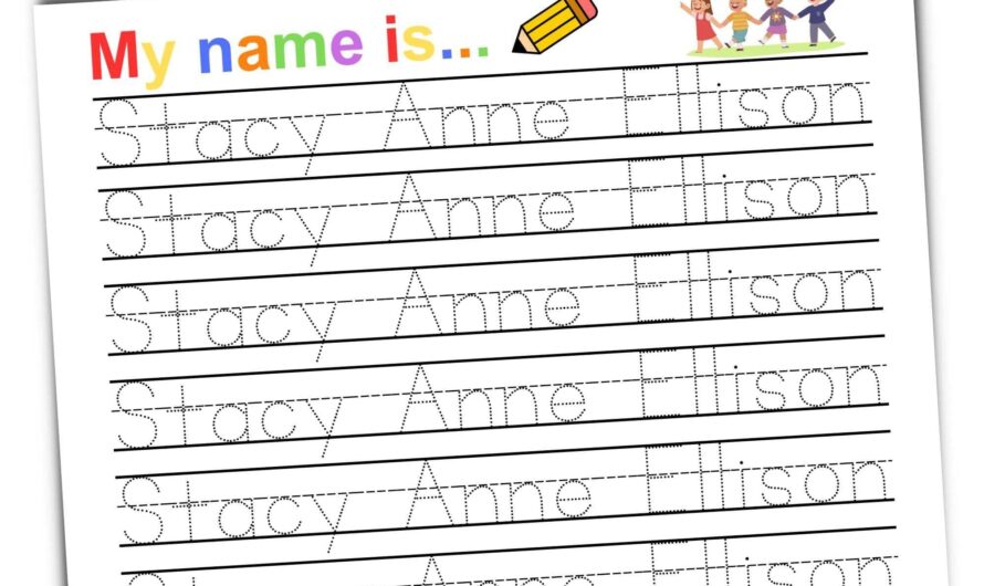 Handwriting Name Practice Worksheets