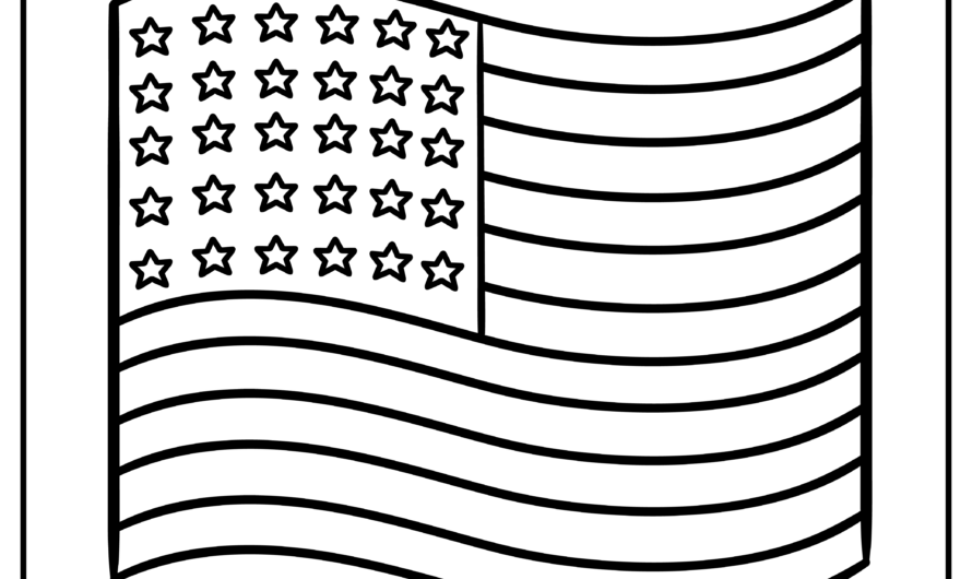 Us Flag Pictures To Color
