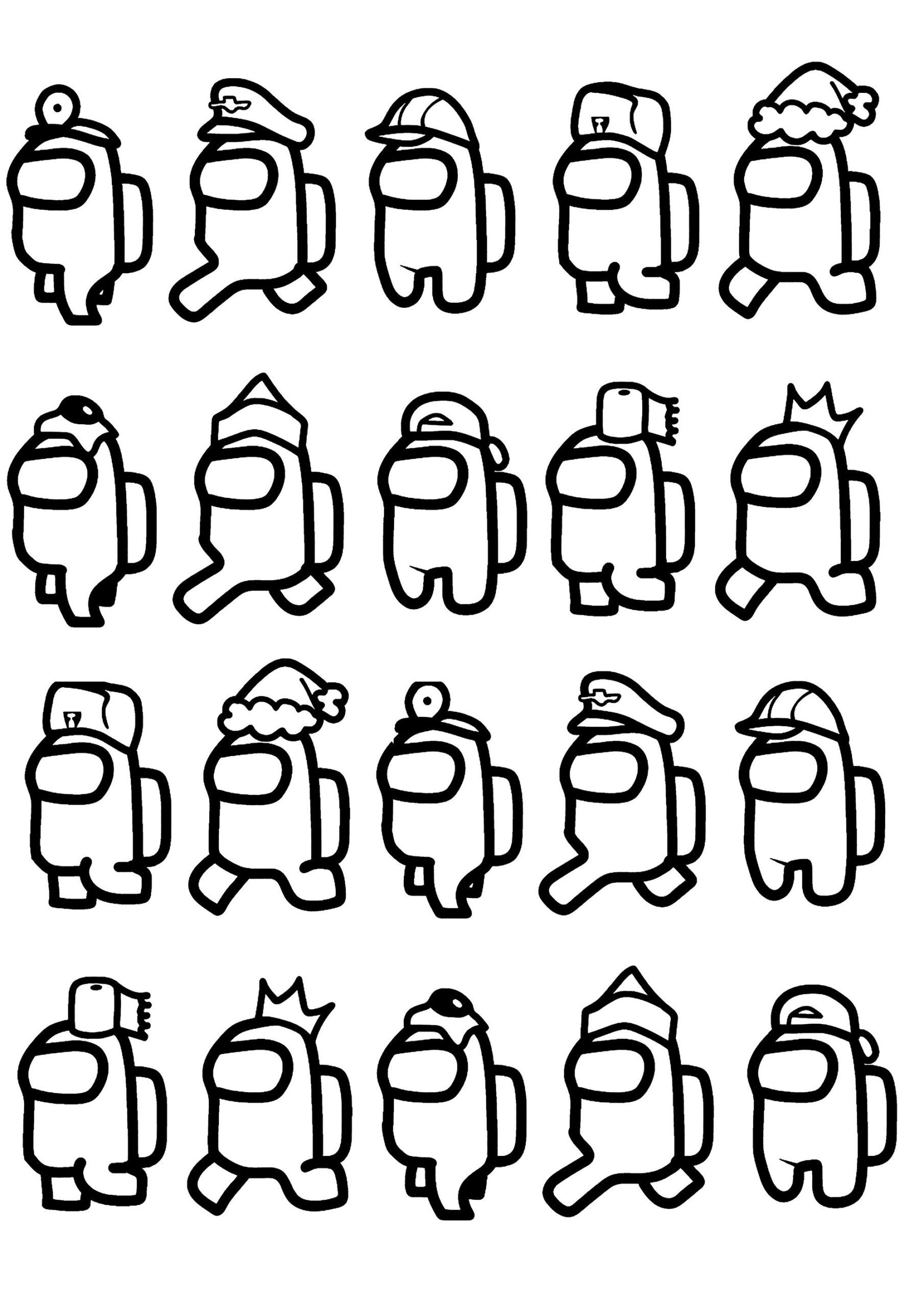 among us color page among us color page