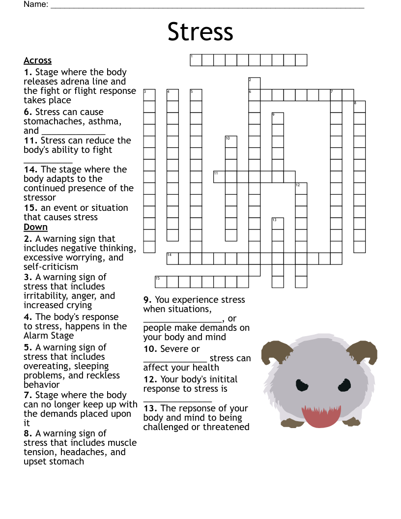 Anger Management Crossword WordMint Anger Management Crossword WordMint