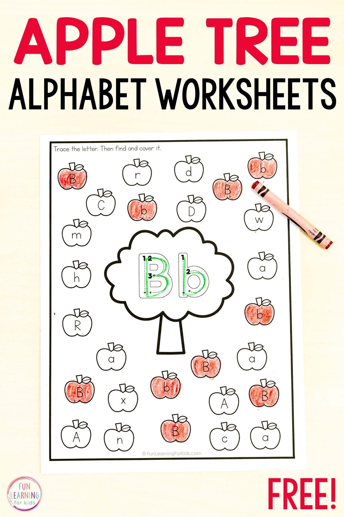 Apple Find The Letter Worksheets Apple Find The Letter Worksheets