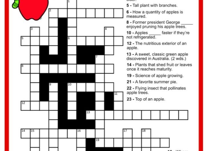 Apple Related Crossword