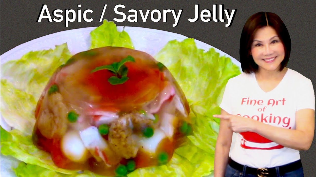 Aspic Savory Meat Jelly Appetizer YouTube