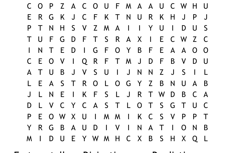 Fortune Teller Crossword Clue