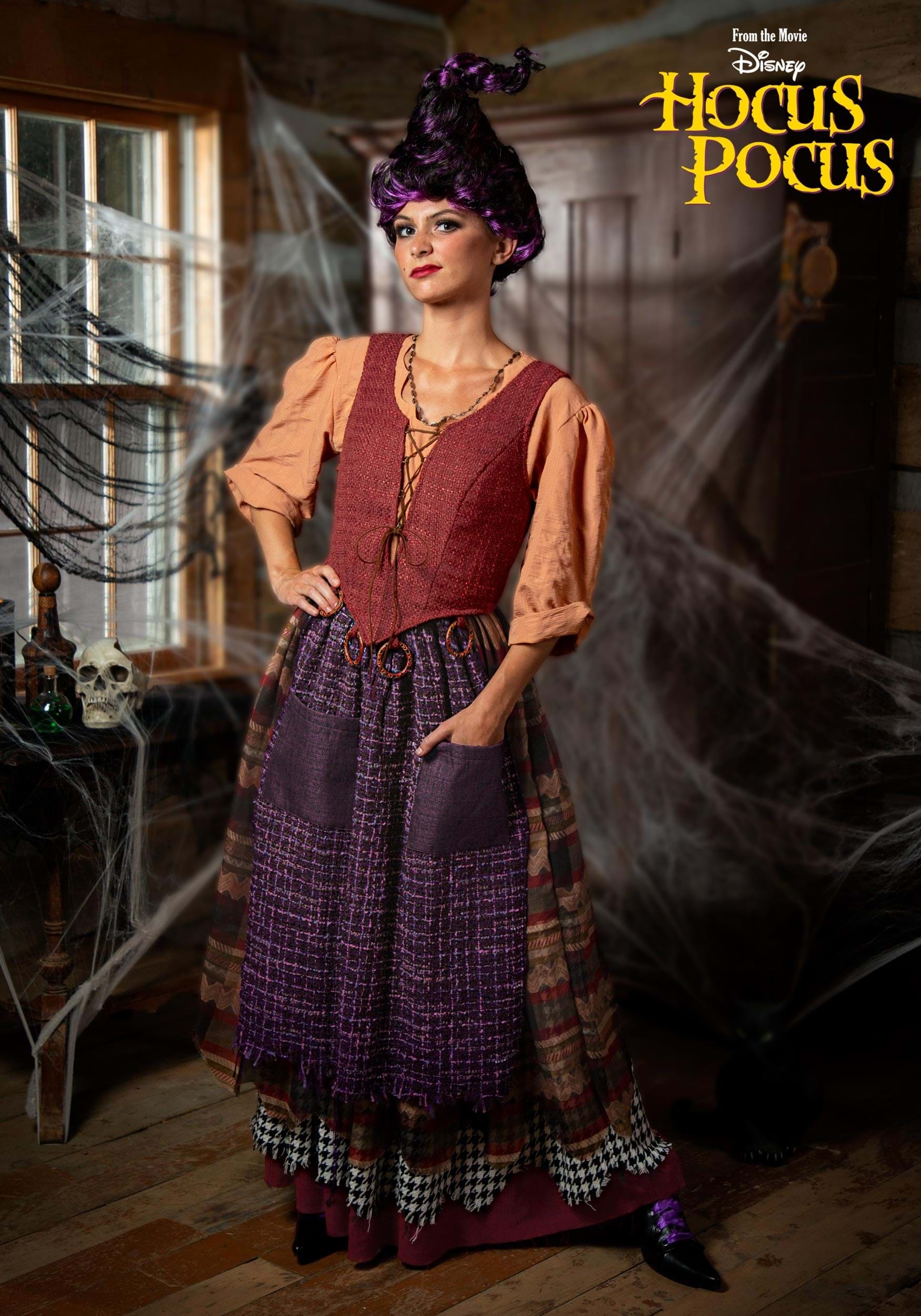 Authentic Hocus Pocus Mary Sanderson Costume For Women Authentic Hocus Pocus Mary Sanderson Costume For Women