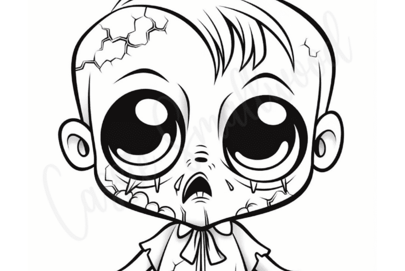 Creepy Halloween Coloring Pages