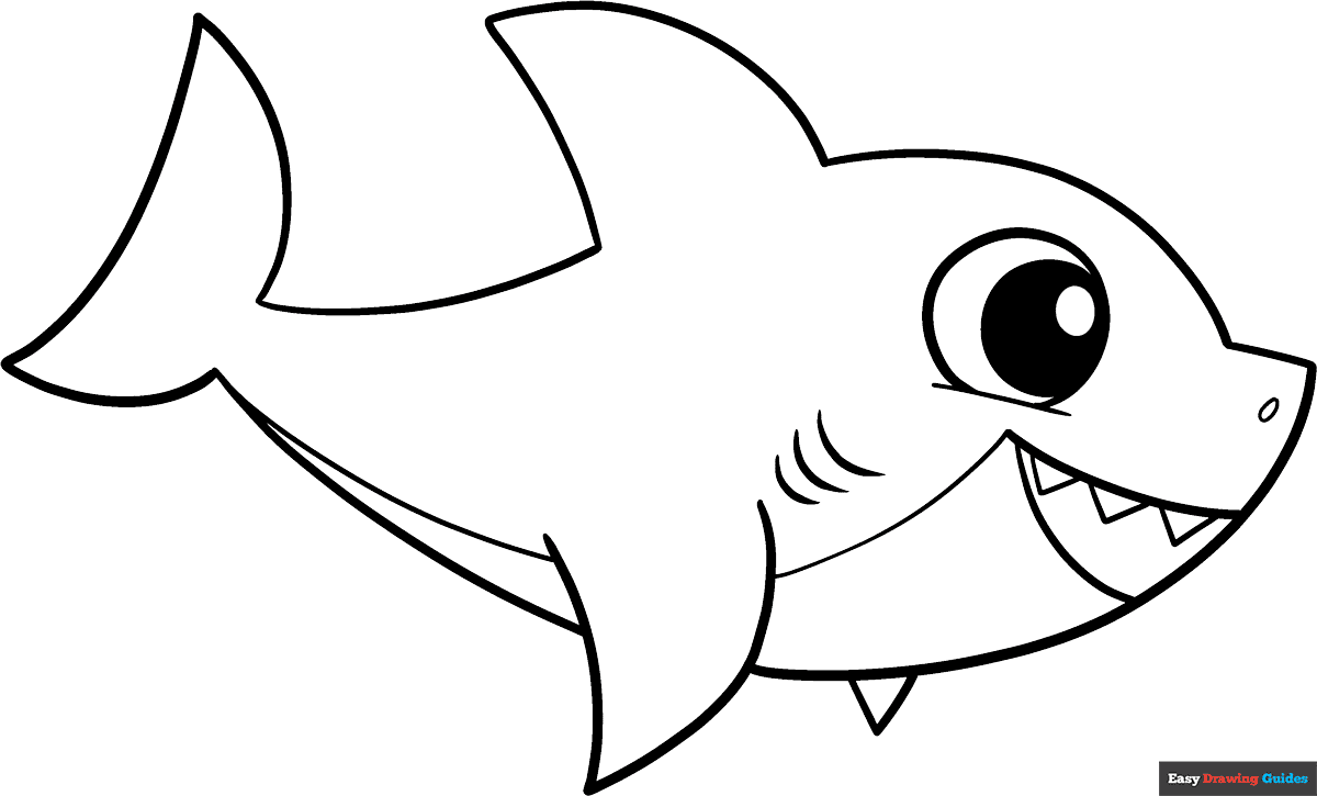 baby shark coloring pages