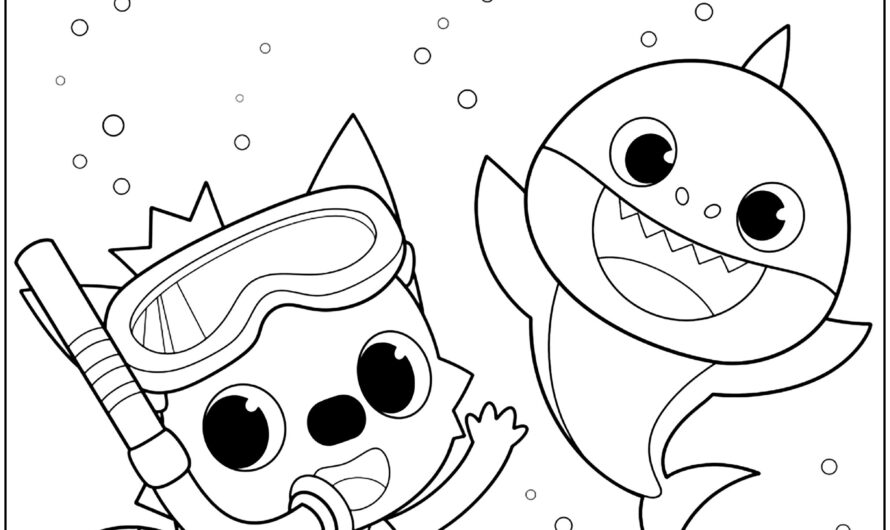Baby Shark Coloring Pages