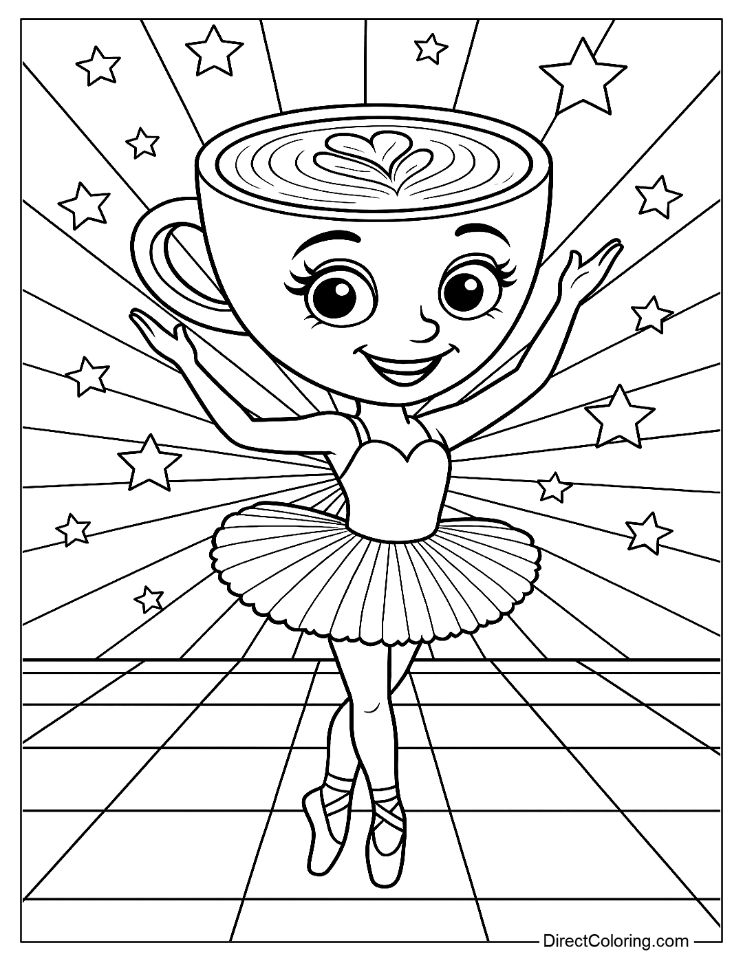 Ballerina Cappuccina Coloring Pages Free PDF To Download And Print Ballerina Cappuccina Coloring Pages Free PDF To Download And Print
