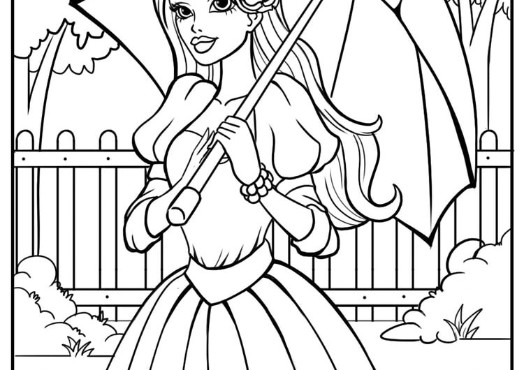 Barbie Doll Coloring Pages