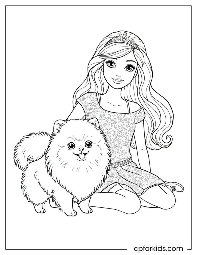 Barbie Coloring Pages For Kids 30 Free Printable PDF Barbie Coloring Pages For Kids 30 Free Printable PDF