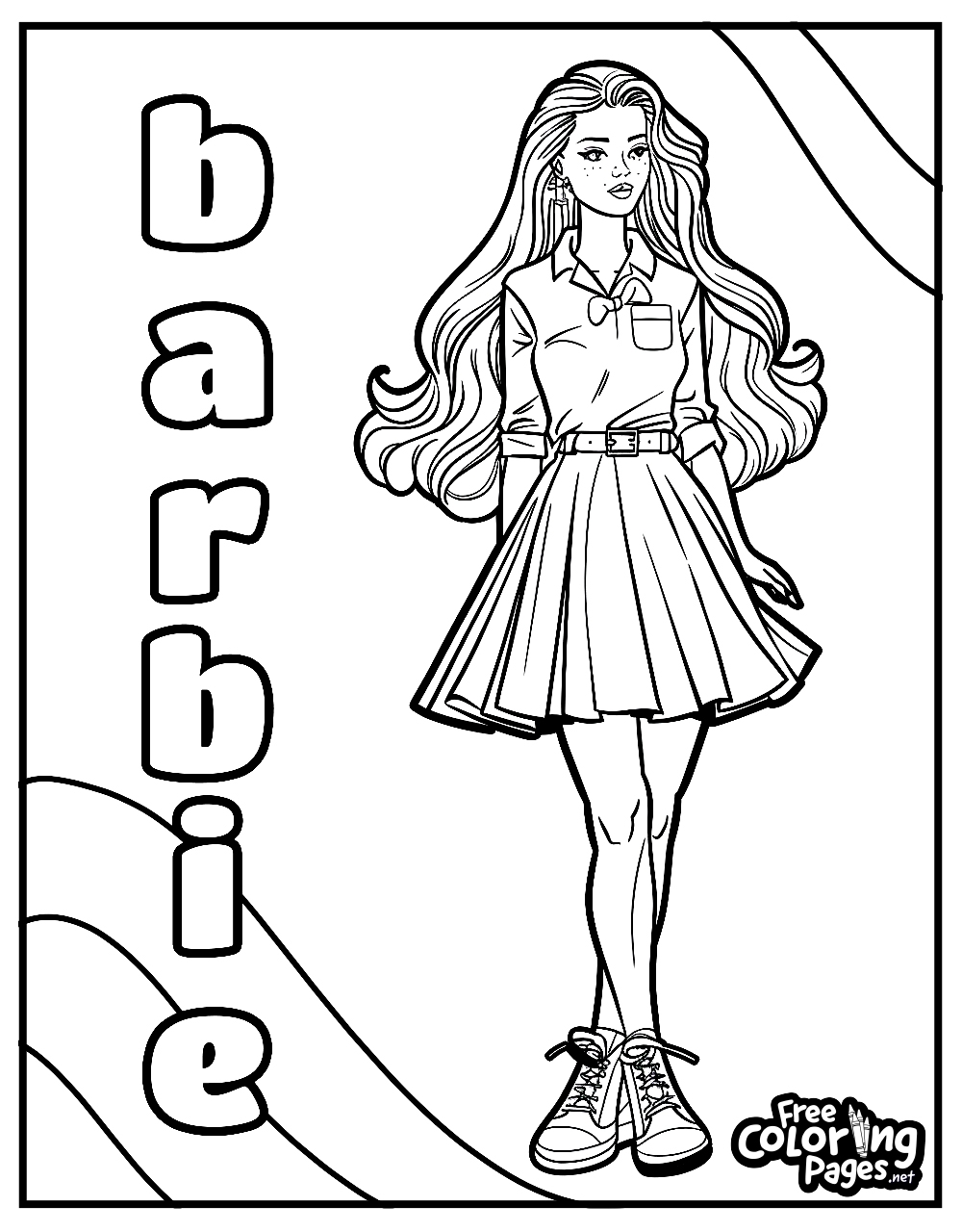 printing barbie coloring pages printing barbie coloring pages