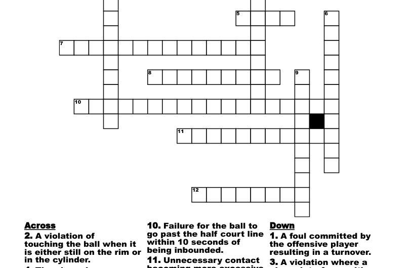 Make A Basket For Example Crossword