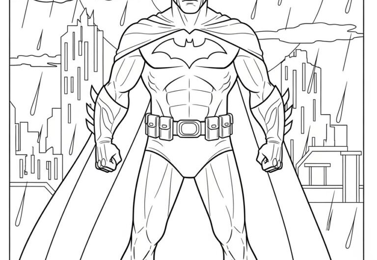 Coloring Book Pages Batman