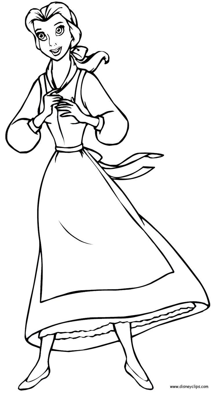 Beauty And The Beast Coloring Pages Beauty And The Beast Coloring Pages