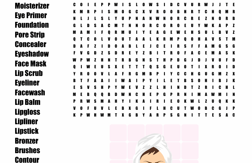 Skin Care Brand Crossword