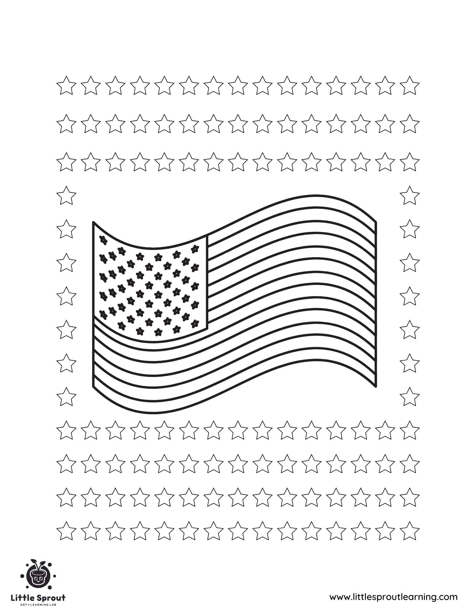 Best 10 American Flag Coloring Pages Little Sprout Best 10 American Flag Coloring Pages Little Sprout