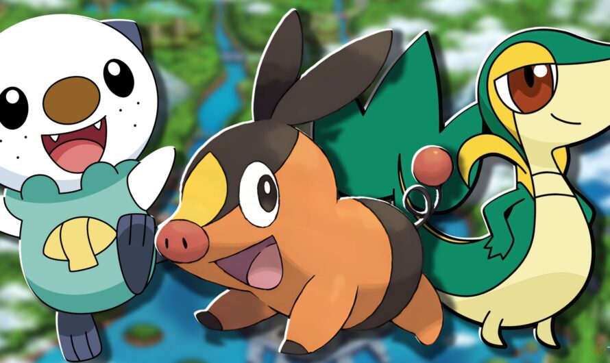 Black White Pokemon Starters