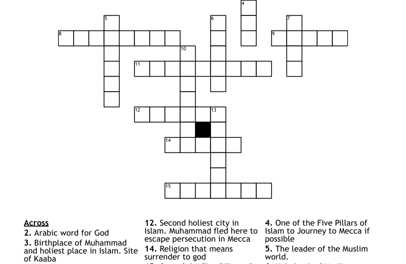 Branch Of Islam Crossword Clue