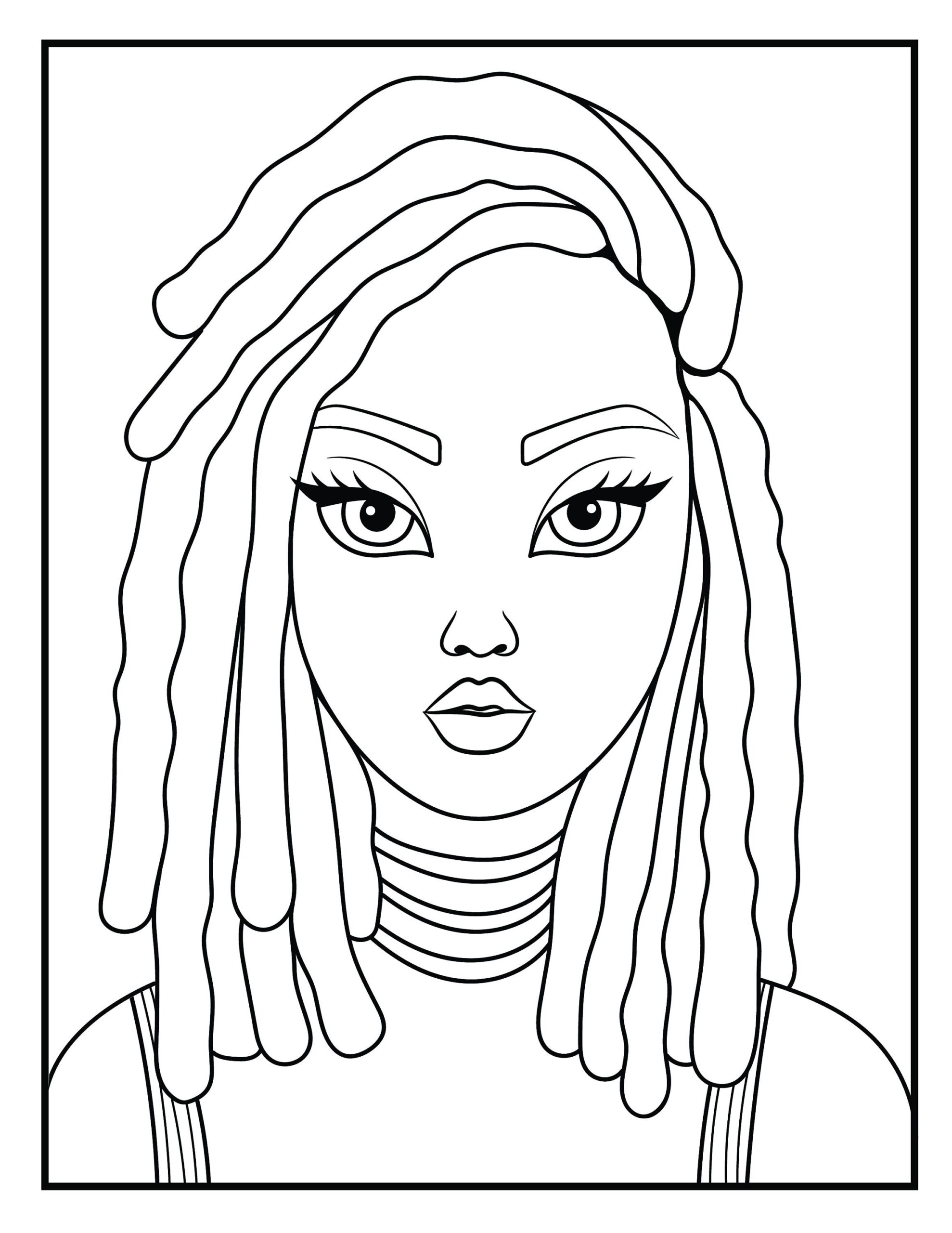 Black Girl Magic Coloring Pages Etsy Black Girl Magic Coloring Pages Etsy