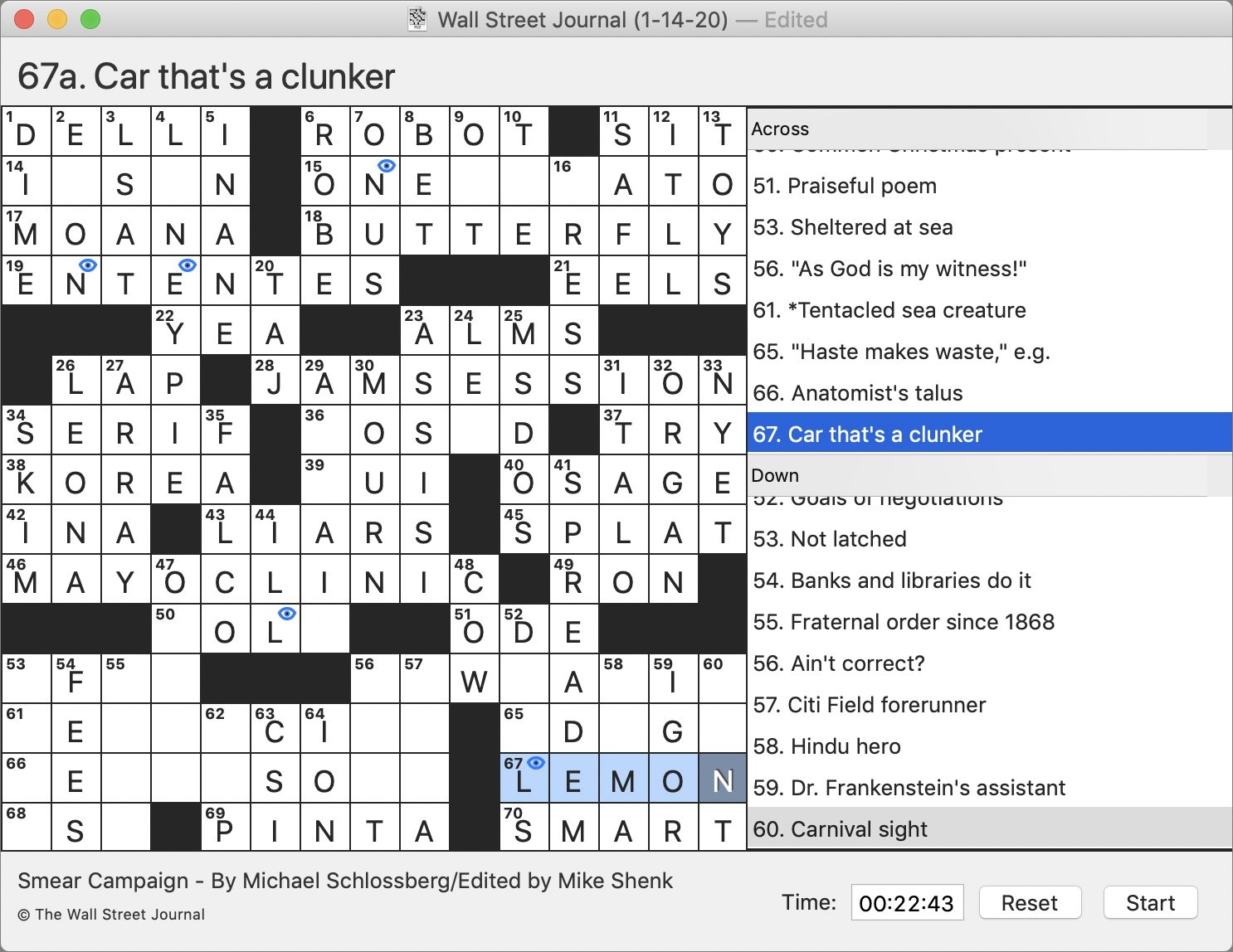 Black Ink Lets You Do Crossword Puzzles On Your Mac TidBITS Black Ink Lets You Do Crossword Puzzles On Your Mac TidBITS