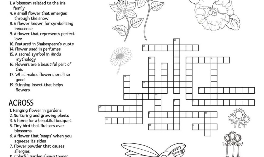 Bouquet Crossword Clue