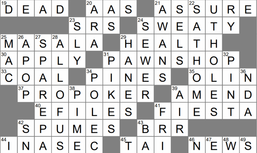 Water Nymph Crossword Clue