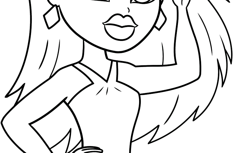 Bratz Dolls Colouring Pages