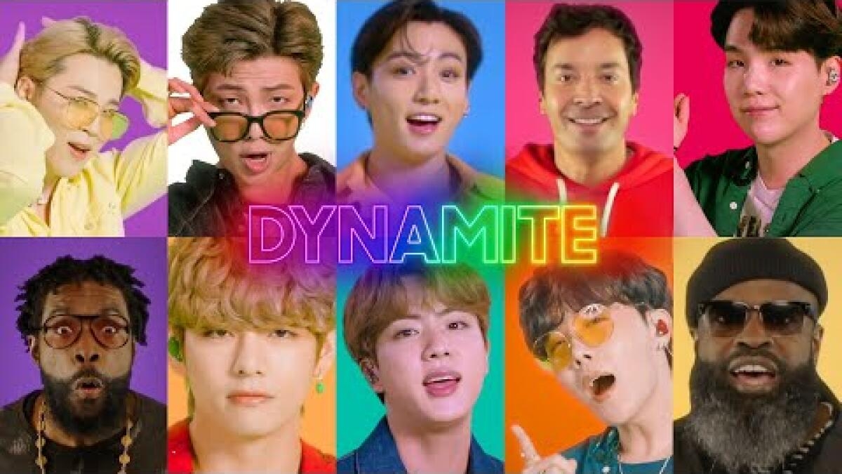 BTS Perform Dynamite And Idol On Jimmy Fallon s Show Los Angeles Times BTS Perform Dynamite And Idol On Jimmy Fallon s Show Los Angeles Times