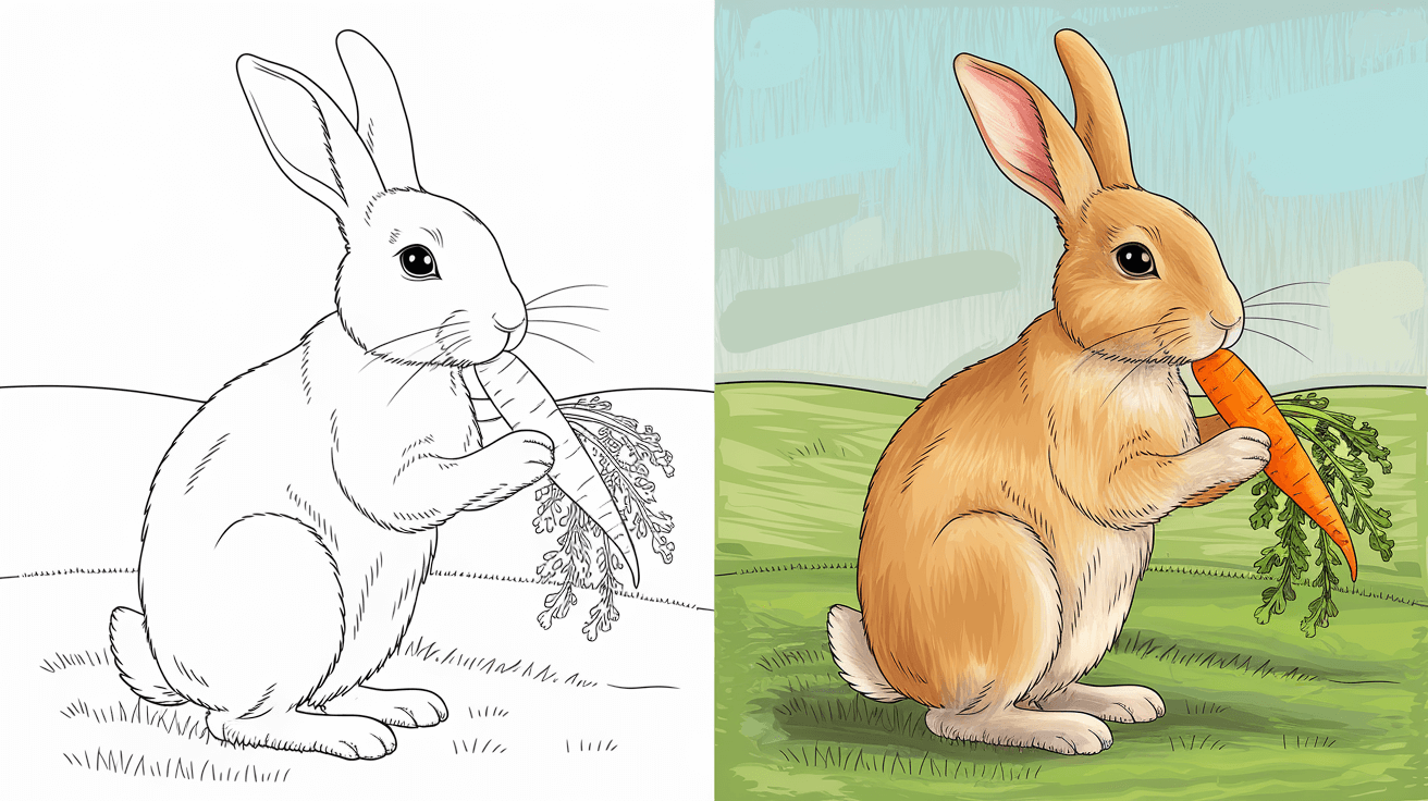 bunny coloring pages printable