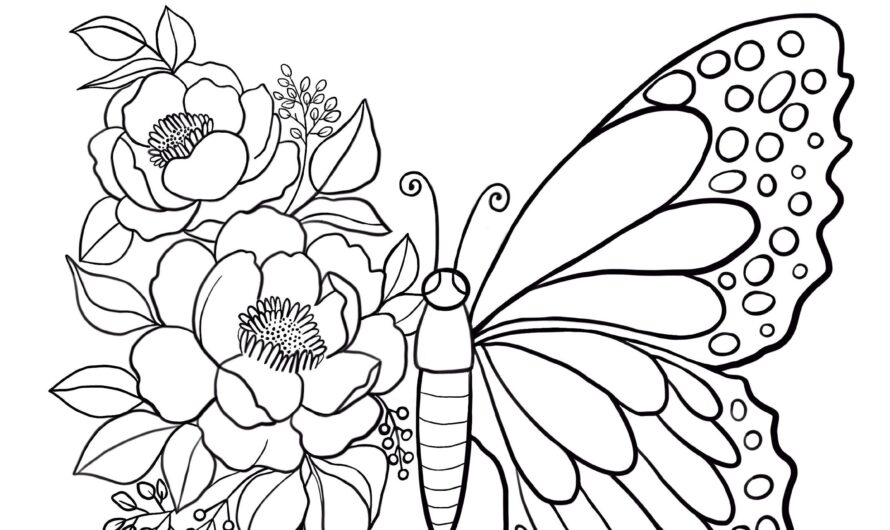 Printable Butterfly Coloring Sheets