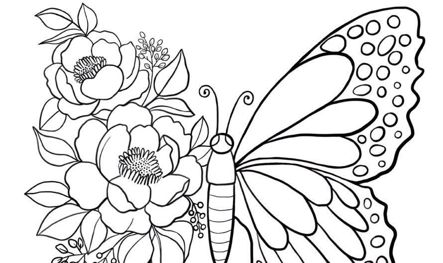 Printable Butterfly Coloring Pages