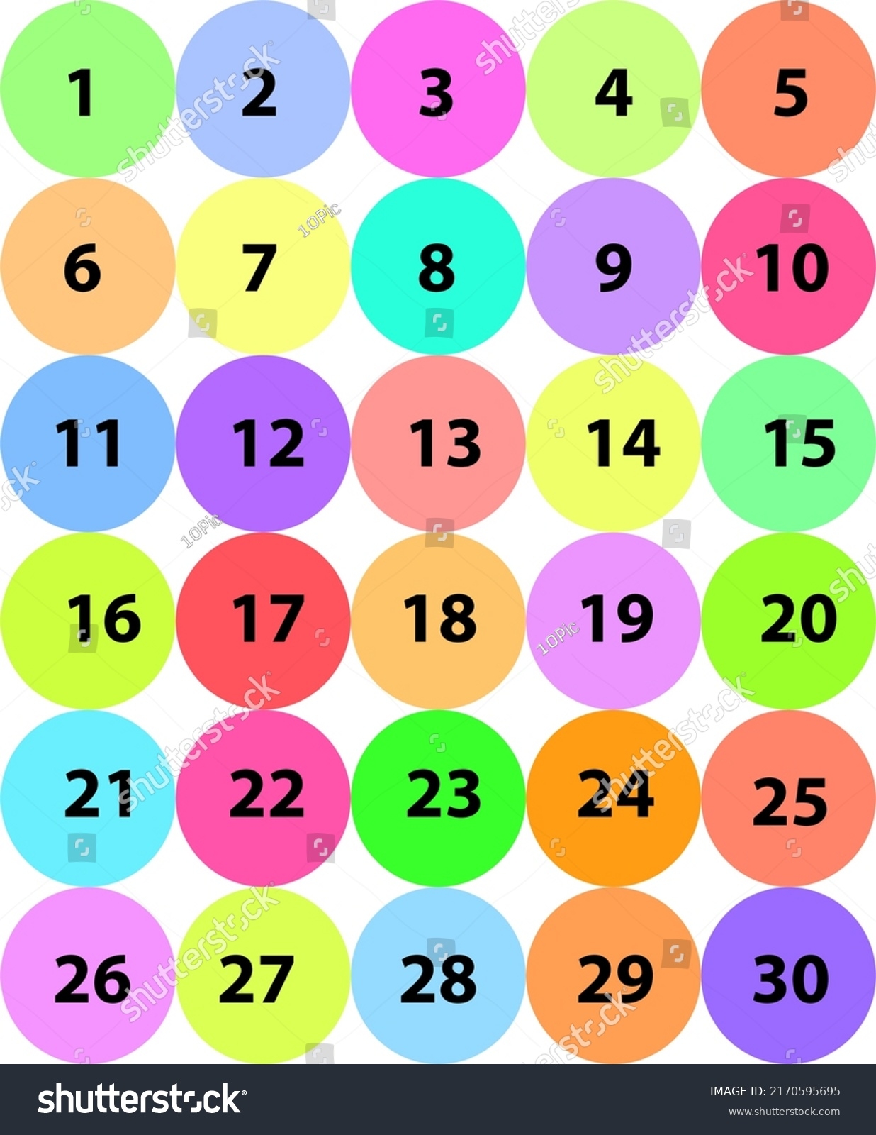 Calendar Countdown Number 1 30 Number Stock Vector Royalty Free 2170595695 Shutterstock Calendar Countdown Number 1 30 Number Stock Vector Royalty Free 2170595695 Shutterstock