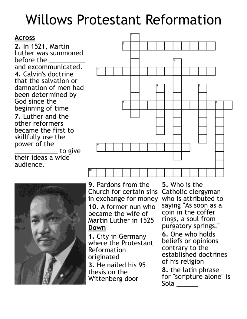 Canterbury Tales Crossword WordMint