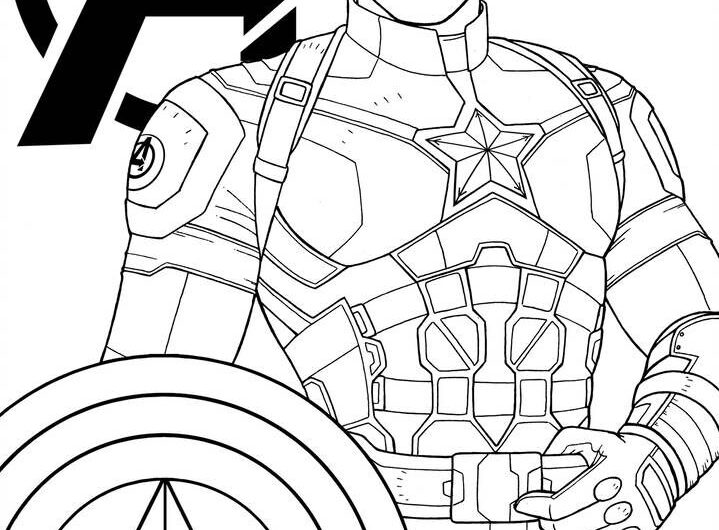 Avengers Captain America Coloring Pages