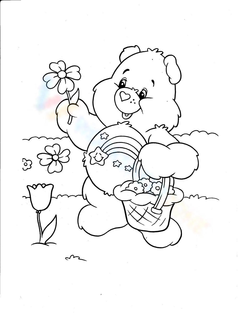 Care Bear Coloring Pages Printables Worksheetzone Coloring Care Bear Coloring Pages Printables Worksheetzone Coloring