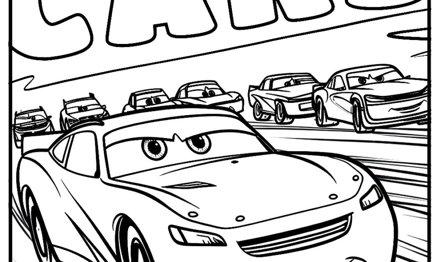 Racing Car Coloring Sheets