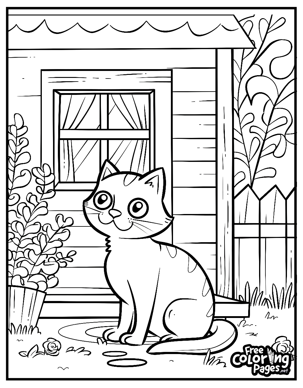 Cat Coloring Pages Free Coloring Pages Cat Coloring Pages Free Coloring Pages
