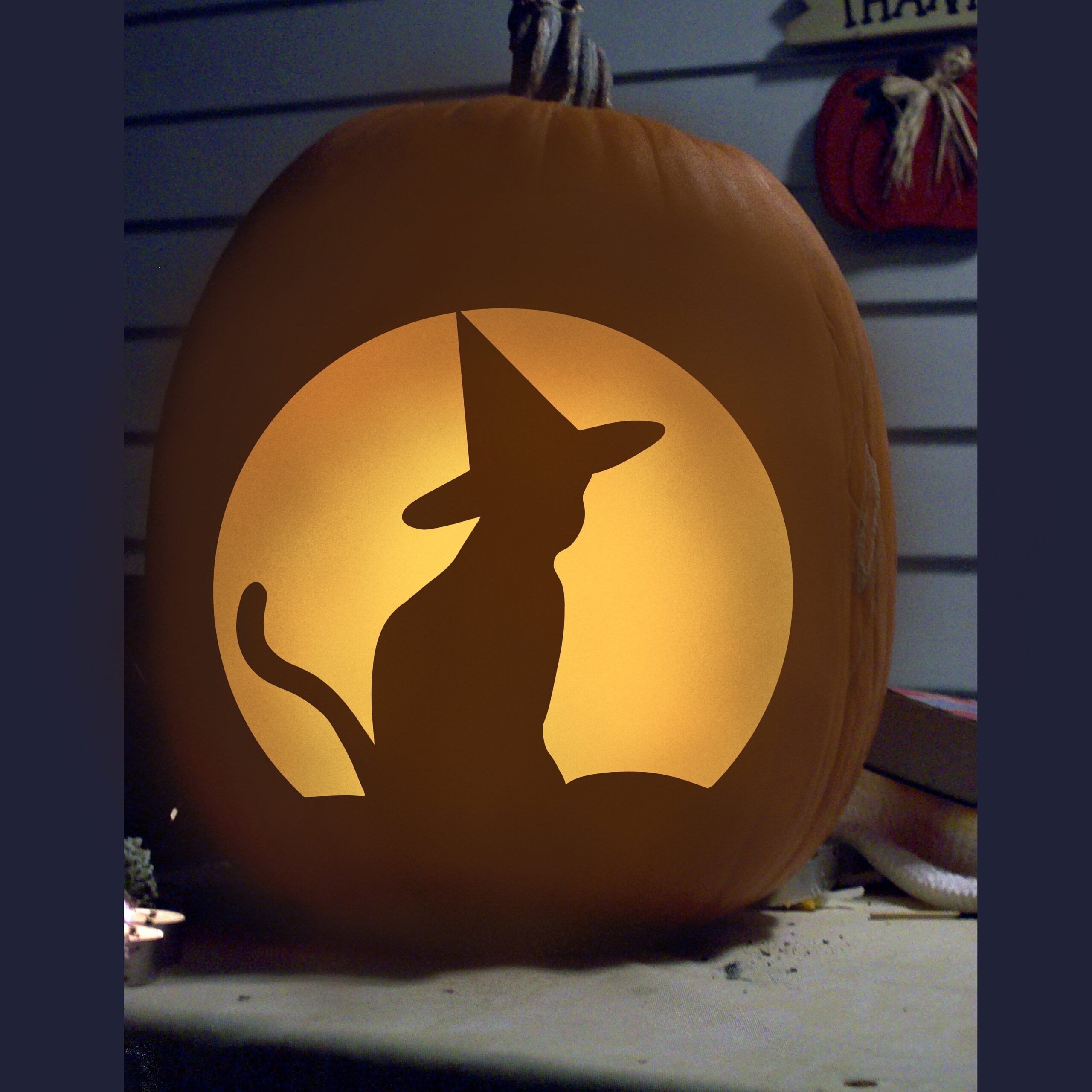 Cat Pumpkin Stencils Etsy Cat Pumpkin Stencils Etsy