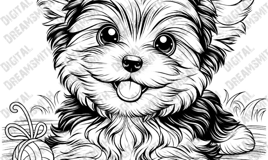 Printable Coloring Pages Of Puppies