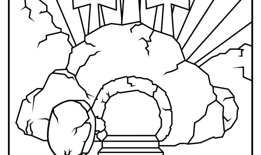 Religious Easter Coloring Pages