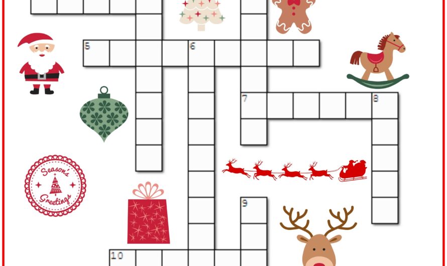Christmas Printable Crossword
