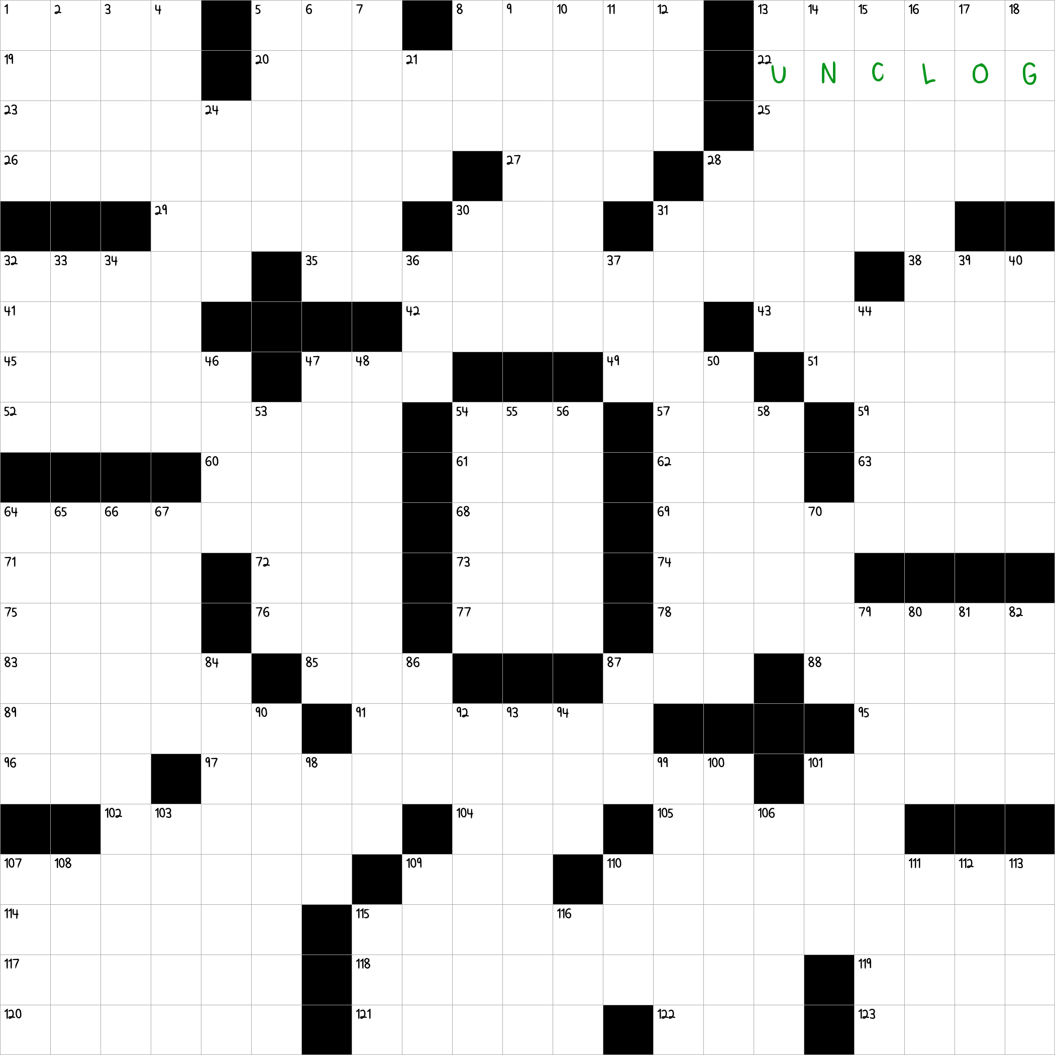 clear crossword clue